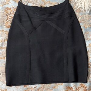 Bebe  Black Women's Bandage Skirt